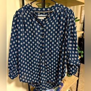 Anthropologie blouse, size small